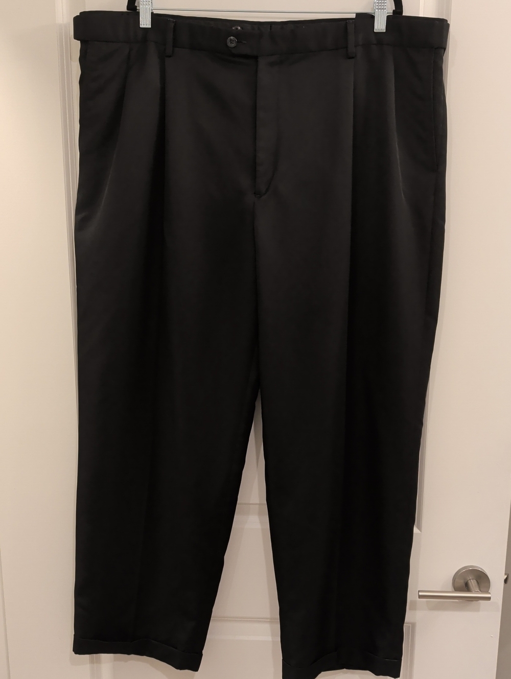 CROFT & BARROW Men's 40W 32L Classic Black Dress Pants